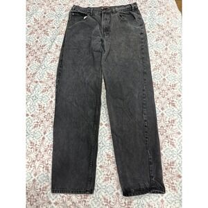 Merona Denim Mens Faded Black Straight Leg Jeans 36x34 Cotton F943420